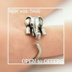 2 FR $5| ElEPHANT Wrap Ring | NEW IN PACKAGING